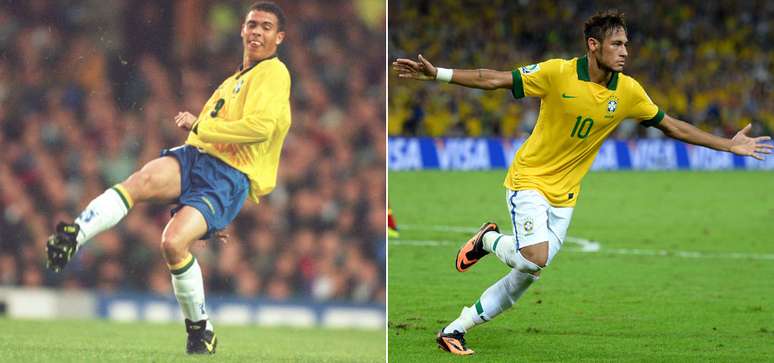 Ronaldo pré-1998 e Neymar marcaram o mesmo número de gols: 34