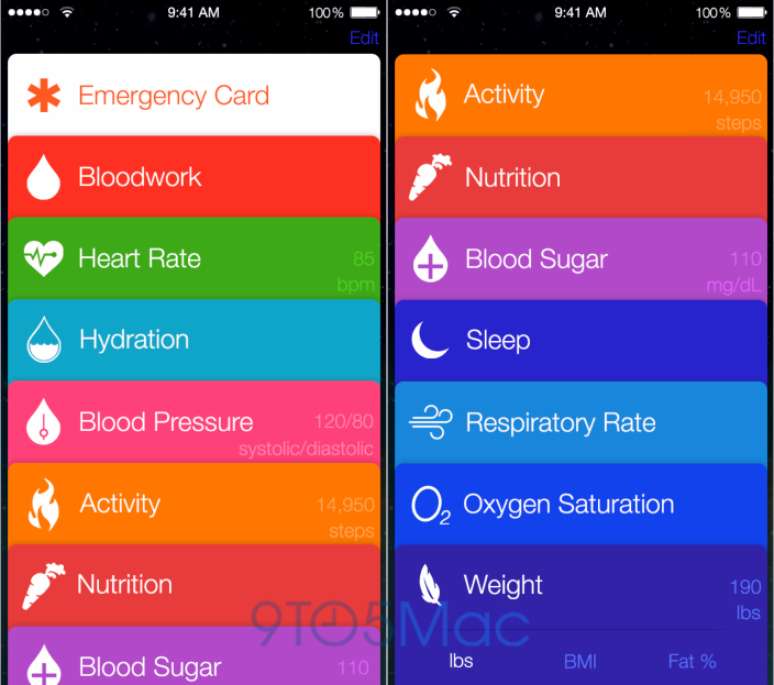 Healthbook, app de monitoramento de exercícios da Apple, pode ser embutido no iOS 8