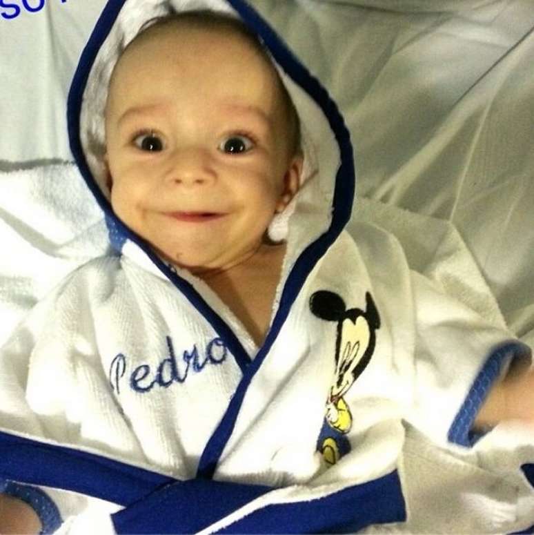 <p>Pedrinho est&aacute; internado no Hospital Pedi&aacute;trico Sabar&aacute;, em S&atilde;o Paulo</p>
