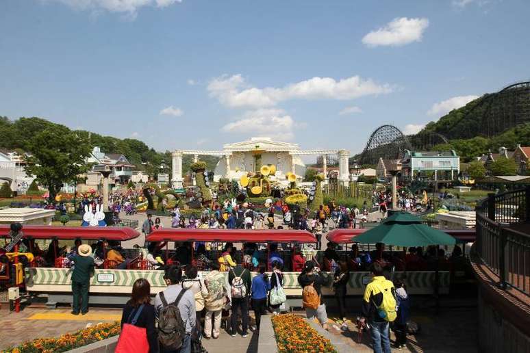 <p>Parque tem&aacute;tico Everland em Yogin, Coreia do Sul, uma das constru&ccedil;&otilde;es do Samsung Everland</p>