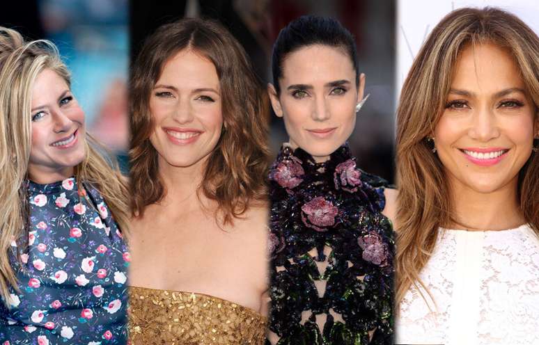 Jennifer Aniston, Jennifer Garner, Jennifer Connely e Jennifer Lopez já passaram dos 40, mas continuam lindas e com a pele jovem 
