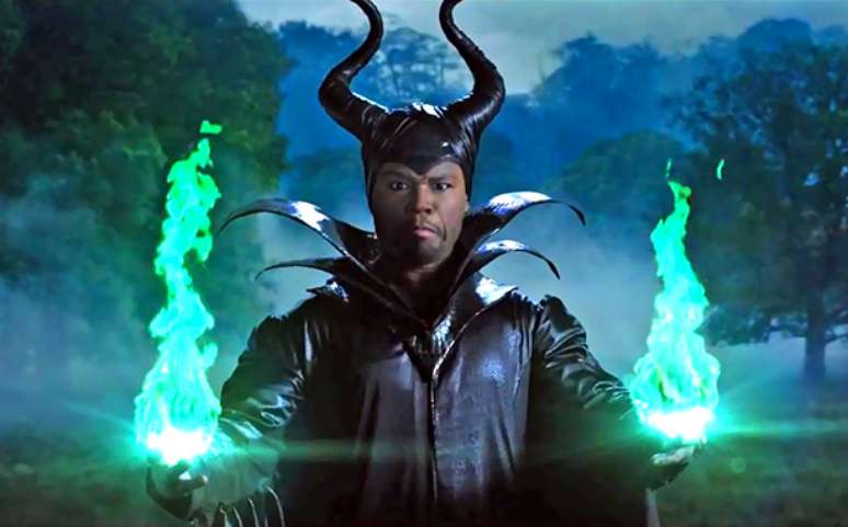 <p>O rapper assumiu o papel de Angelina Jolia para o programa de Jimmy Kimmel</p>