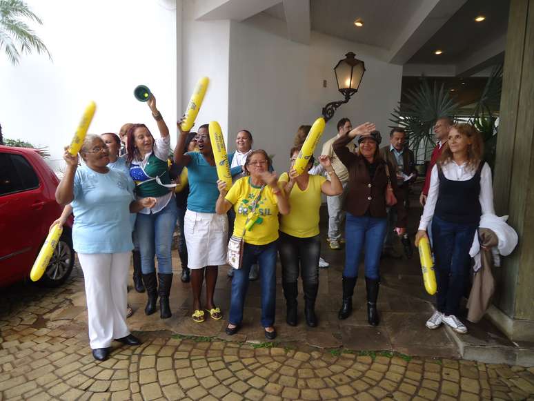 Chegada da Bósnia ao Guarujá