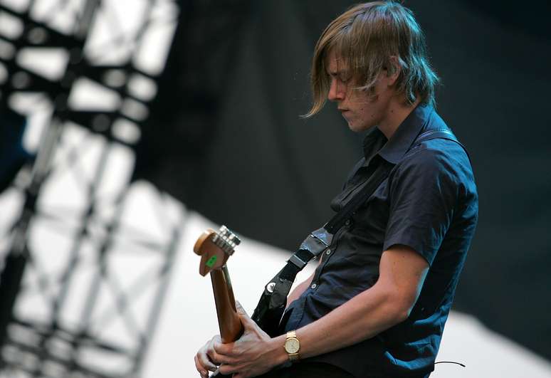 Paul Banks, vocalista e agora tamb&eacute;m baixista do Interpol