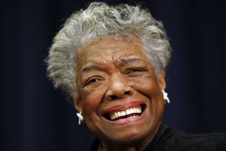 <p>A poetisa Maya Angelou em foto de arquivo</p>