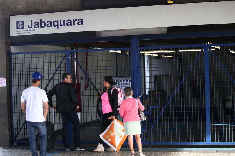 Estação Jabaquara fechada mais uma vez neste domingo