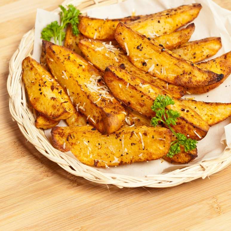 <p>Batatas fritas de forno</p>