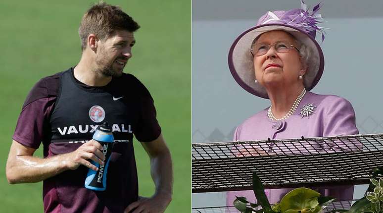 Perto da Copa, o meia da seleção inglesa Steven Gerrard supera a Rainha Elizabeth II em volume de buscas no Google