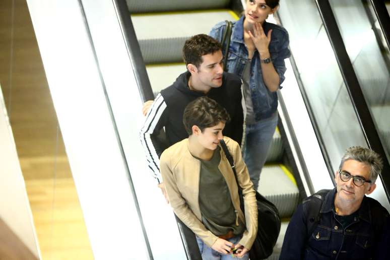 Sophie Charlotte e Daniel de Oliveira estiveram em um shopping na Barra da Tijuca, no Rio de Janeiro