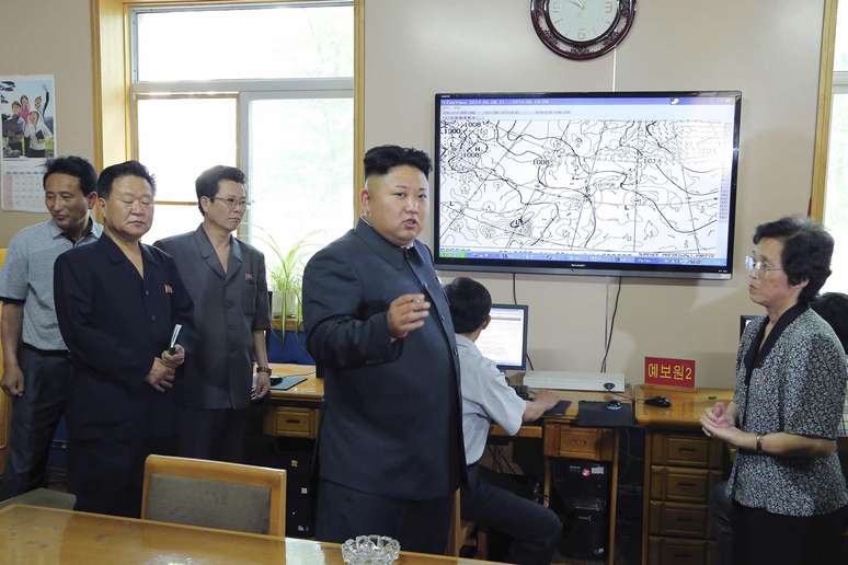 Líder norte-coreano criticou a ciência utilizada durante as observações e pediu pelo uso de equipamentos modernos para a previsão do tempo