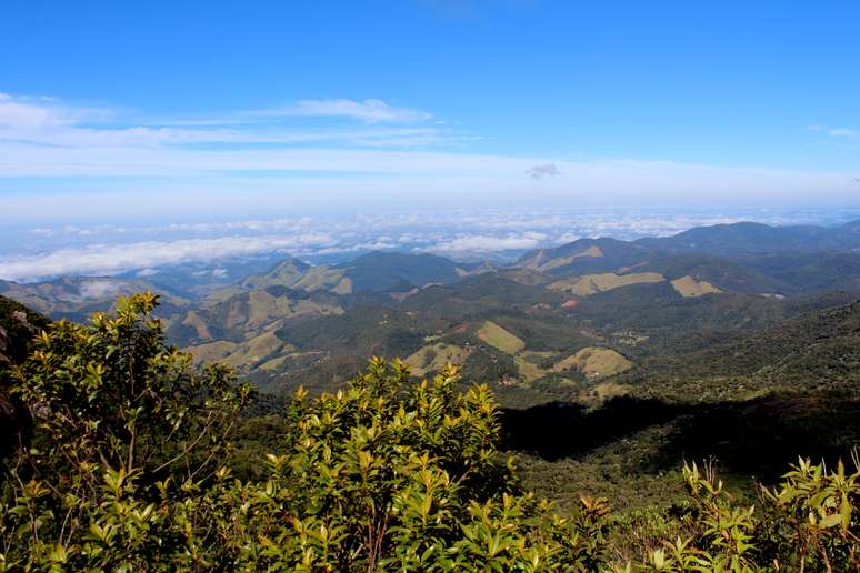 <p>A trilha para a Pedra Redonda é a mais famosa da região</p>