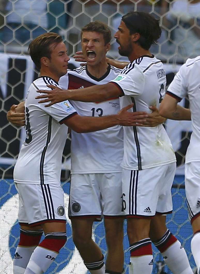 <p>Alemanha venceu com grande atuação de Thomas Müller</p>