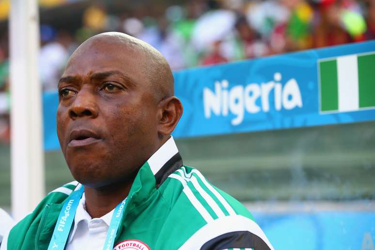 <p>T&eacute;cnico nigeriano Stephen Keshi saiu decepcionado por n&atilde;o conseguir vencer o Ir&atilde;</p>