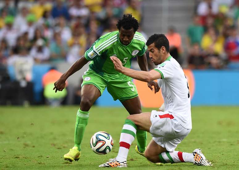 <p>Irã e Nigéria fizeram um jogo muito ruim na Arena da Baixada, em Curitiba</p>
