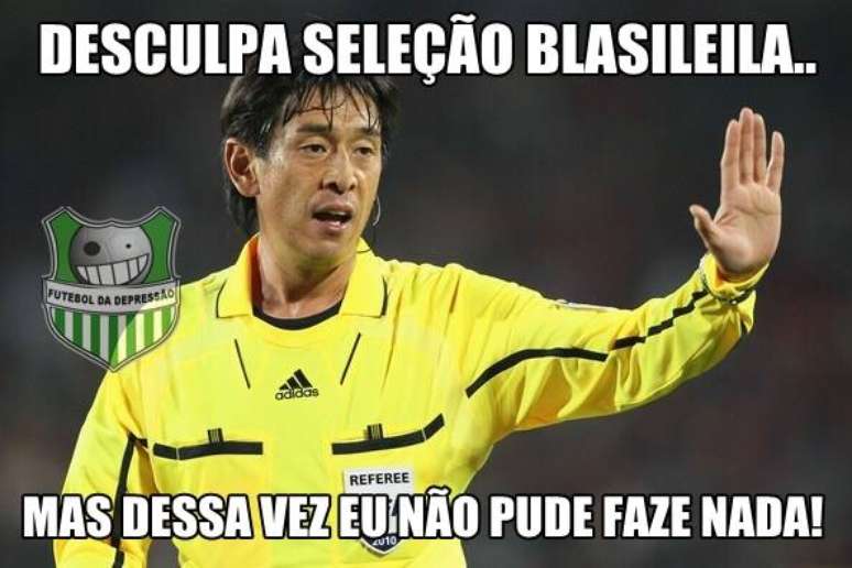 O empate por 0 a 0 do Brasil diante do México rendeu piadas na internet. Torcedores lembraram da ajuda da arbitragem que a Seleção teve no primeiro jogo, contra a Croácia, e cornetaram o atacante Fred, que novamente passou em branco; veja memes