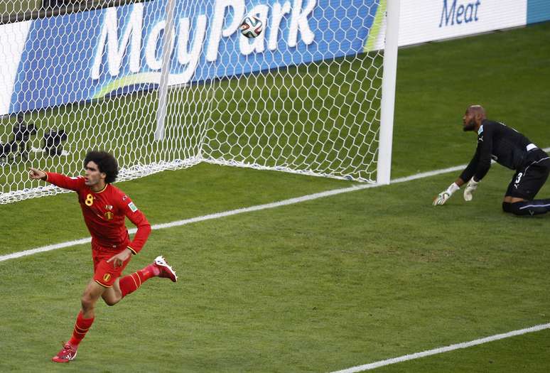 <p>Fellaini deixa sua marca na Copa do Mundo</p>
