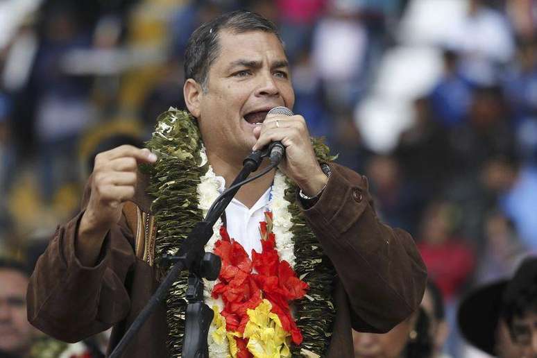 <p>O presidente do Equador, Rafael Correa</p>