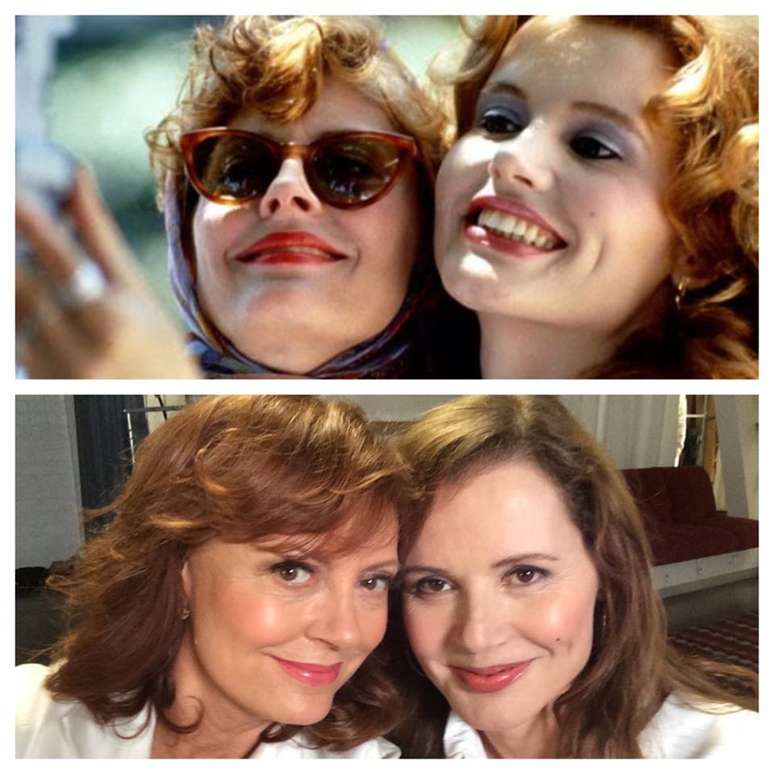 Dupla de "Thelma e Louise" se reúne em foto 