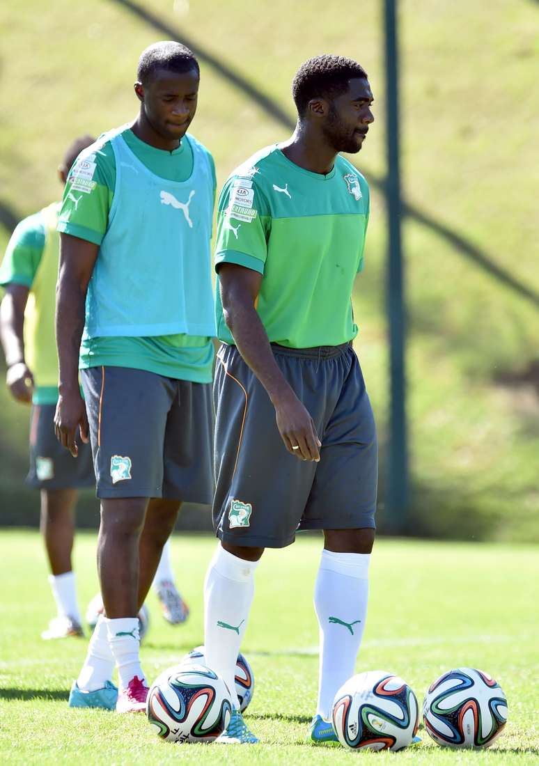 <p>Irmãos Touré estão no Brasil para a disputa da Copa do Mundo</p>