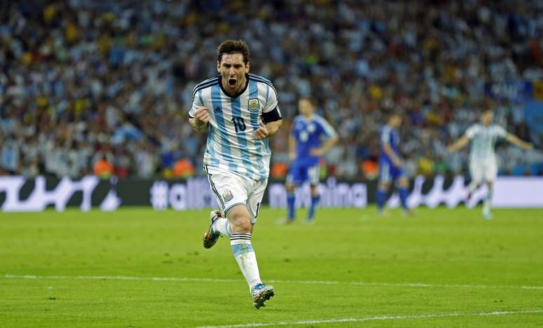 <p>Messi marcou nos acréscimos, mas não escapou das críticas</p>