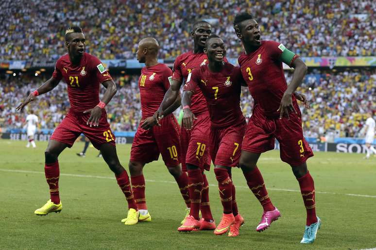 <p>Gana conquistou um empate por 2 a 2 contra a Alemanha, no sábado</p>