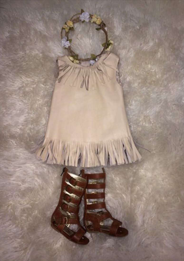 <p>Look usado por North durante a sua festa</p>