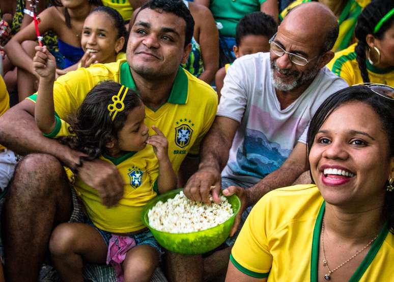 Pelourinho foi tomado por famílias e clima de interior