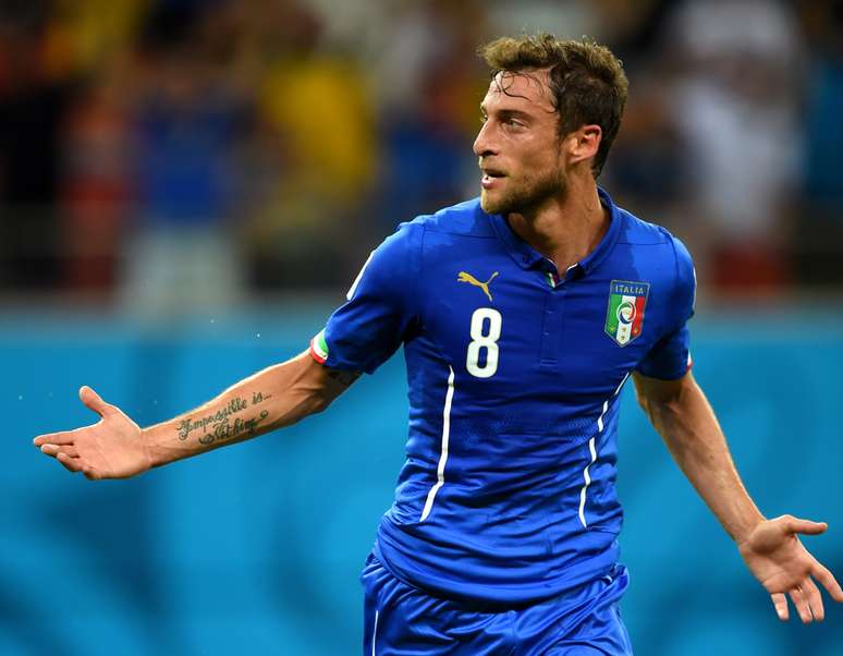 O italiano Marchisio est&aacute; entre os gal&atilde;s da Copa, e tamb&eacute;m mostra estilo nas tatuagens