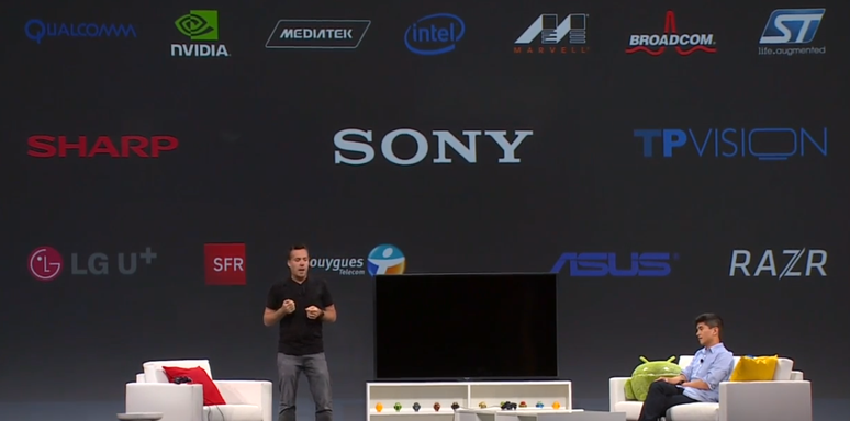 <p>Sony, Sharp, Tp Vision e Philips devem lançar TVs 4K e HD em 2015 com o Android TV</p>