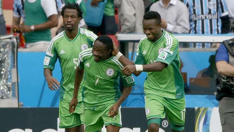 <p>Nigéria está classificada para as oitavas de final da Copa do Mundo</p>