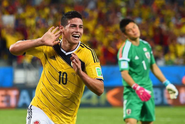 Liderada por James Rodríguez, Colômbia se classificou às oitavas de final da Copa com 9 gols, mas menos finalizações e passes que seus adversários