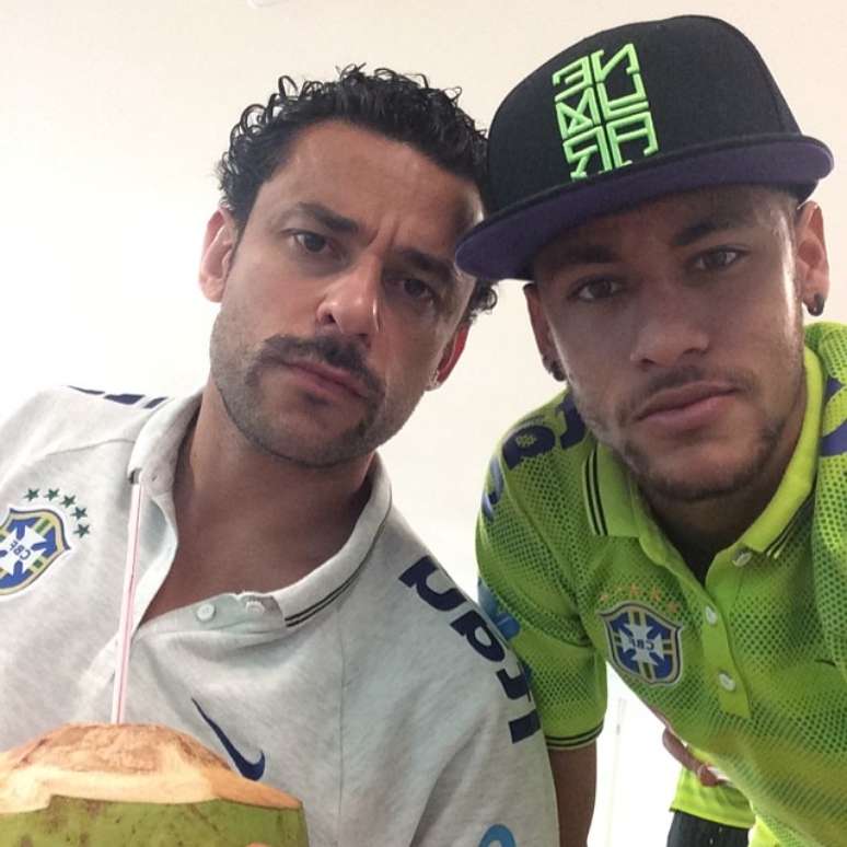 <p>Neymar e Fred mantém bom relacionamento fora de campo; retrospecto da dupla é bom com a Seleção</p>