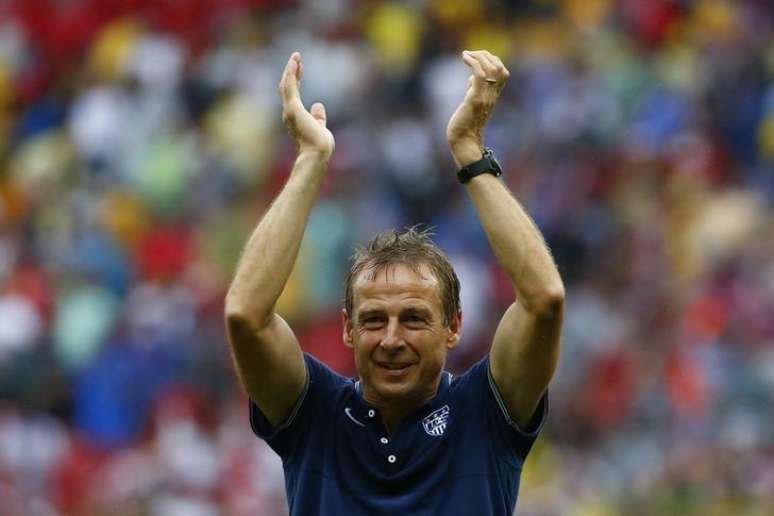 Técnico da seleção dos EUA, Juergen Klinsmann, durante partida contra a Alemanha em Recife. 26/06/2014.