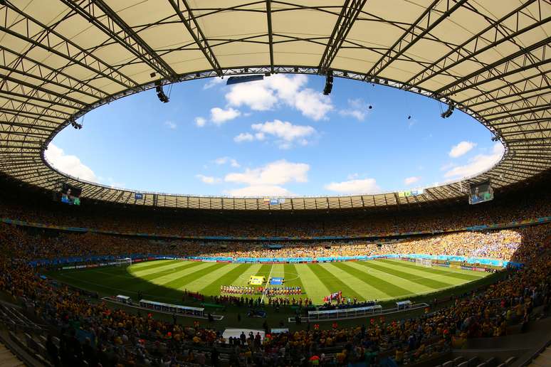 <p>Mineirão recebeu seis duelos da Copa do Mundo</p>