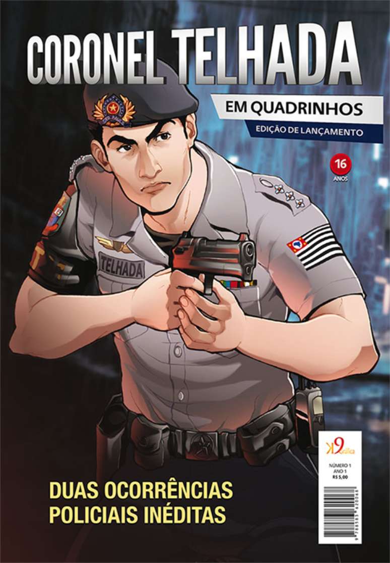 A revista dob Coronel Telhada circula no Rio de Janeiro e em São Paulo. São cerca de 10 mil exemplares