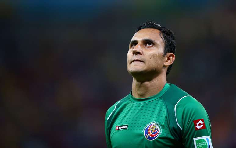 <p>Keylor Navas teve trabalho no duelo contra a Gr&eacute;cia, pelas oitavas de final</p>