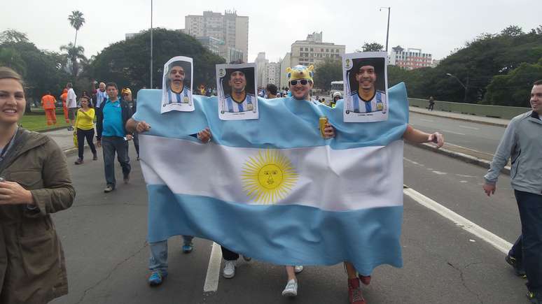 Argentinos eram os mais brincalhões nas ruas da cidade