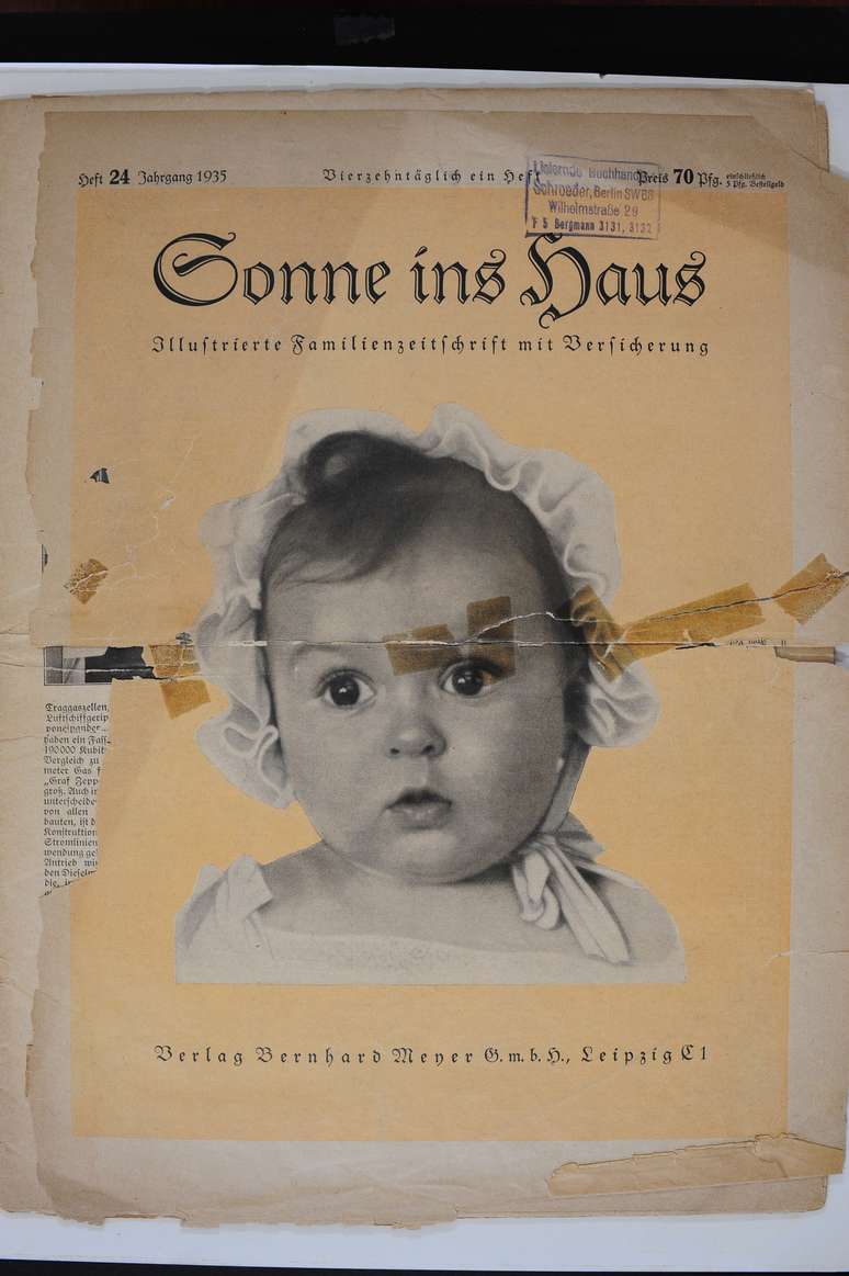 <p>Hessy Taft na capa da revista. Sua família fugiu dos nazistas na Alemanha e se estabeleceu nos EUA</p>