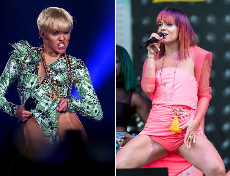 Miley Cyrus e Lily Allen
