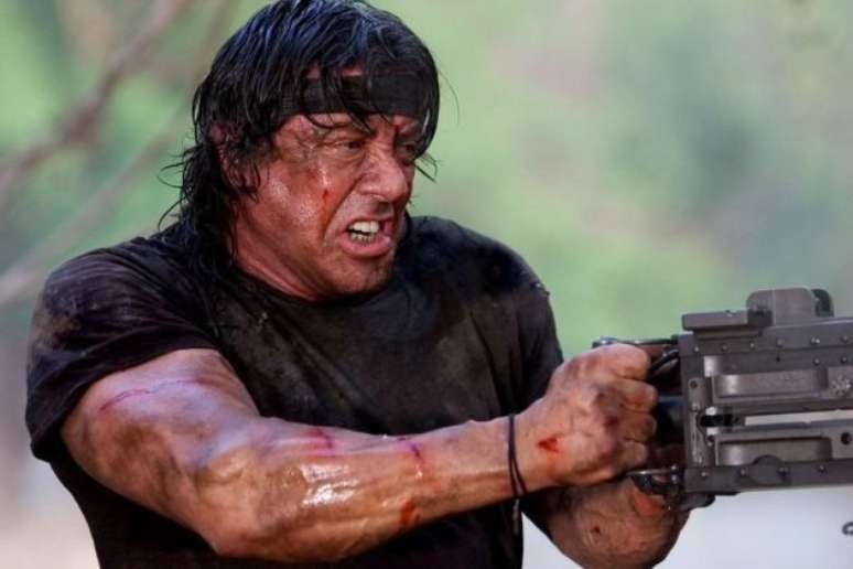 <p>Sylvester Stallone como Rambo em 'Rambo IV'</p>