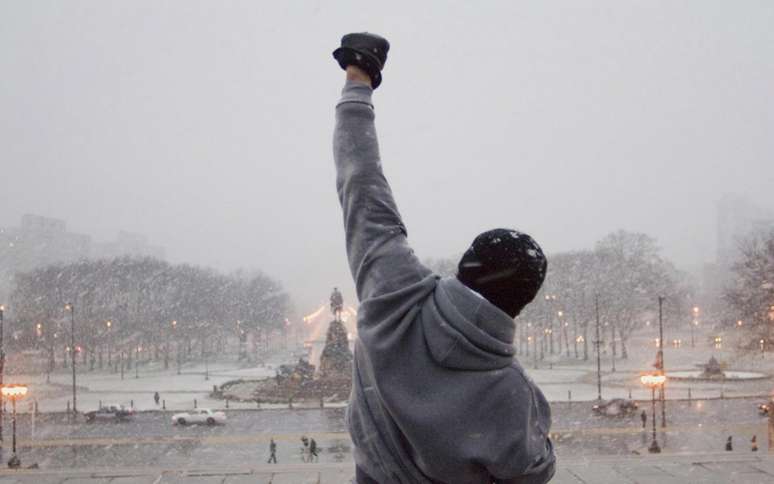 Uma das cenas mais famosas de 'Rocky' é a corrida nos 72 degraus de pedra na entrada do Museu de Arte da Filadélfia