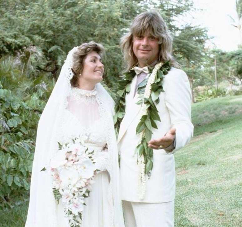 Sharon e Ozzy Osbourne em 4 de julho de 1982