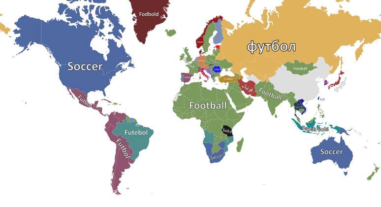 Facebook analisou uso da palavra "futebol" em diversos países