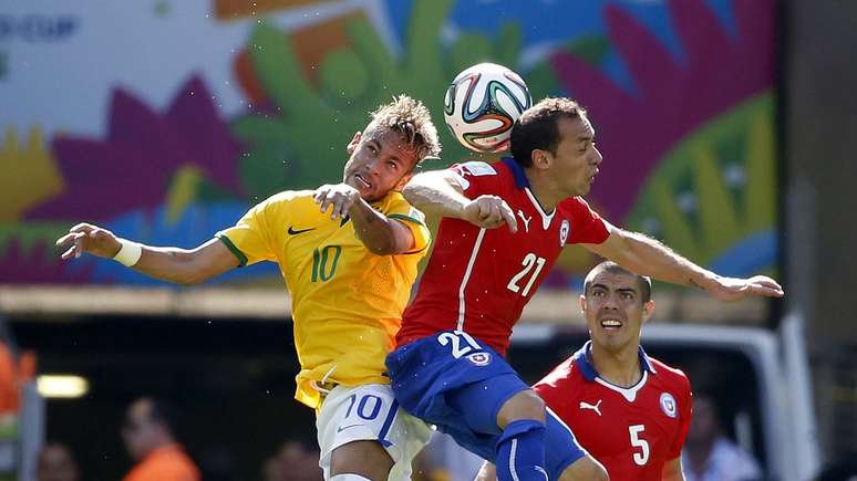 28 de junho de 2014 - Brasil 3 x 2 Chile - Estádio Mineirão, Belo Horizonte