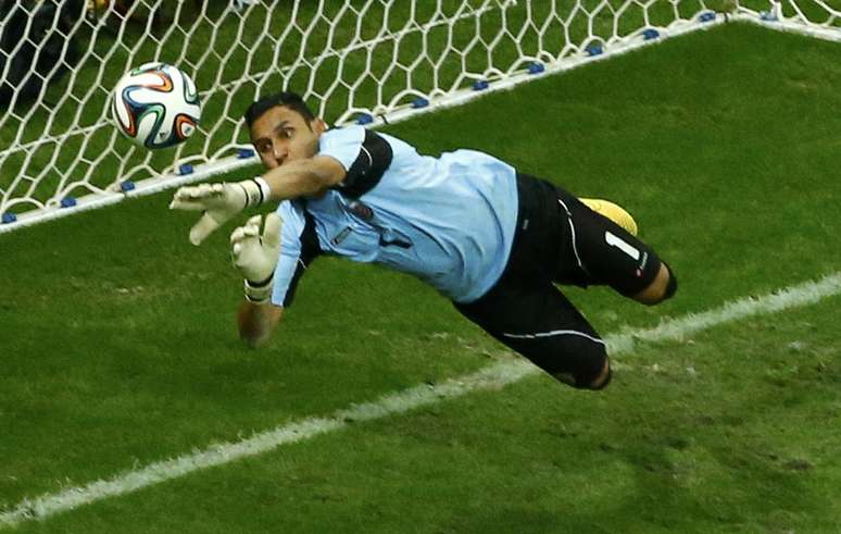 <p>Navas salvou&nbsp;a Costa Rica diversas vezes na Copa</p>