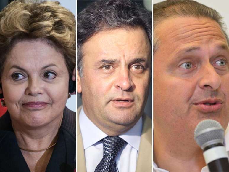 <p>Dilma Rousseff (PT), A&eacute;cio Neves (PSDB), e Eduardo Campos (PSB) dever&atilde;o gastar em suas campanhas, juntos, R$ 738 milh&otilde;es. <strong>Fotos: </strong><em>Marcelo Camargo/Ag&ecirc;ncia Brasil; George Gianni/PSDB/Divulga&ccedil;&atilde;o; e Daniel Ramalho/Terra</em></p>