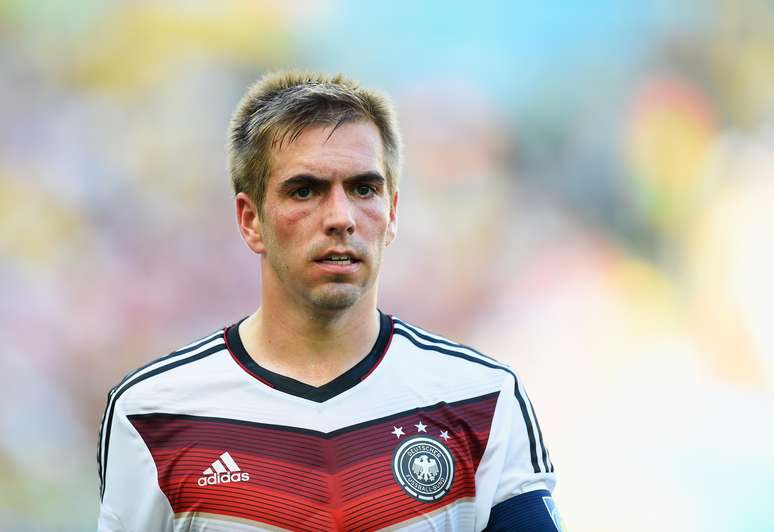 <p>Philipp Lahm deixa a seleção após 113 jogos e três Copas disputadas</p>