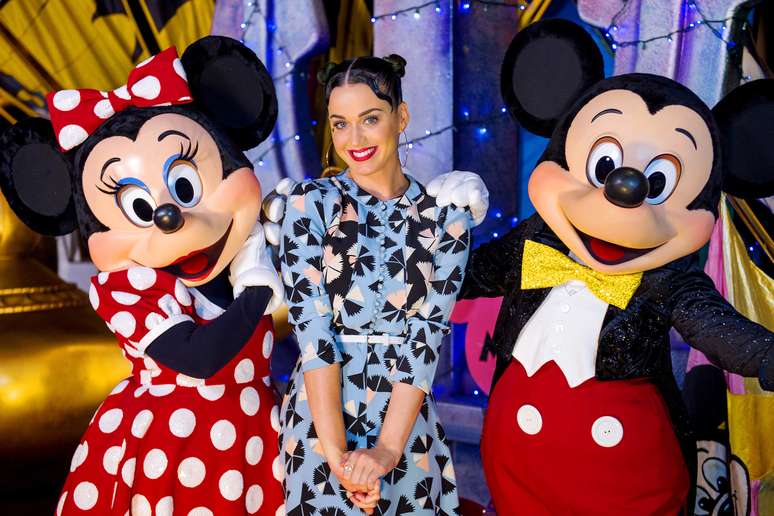 Katy Perry visitou o Walt Disney World Resort, nos Estados Unidos