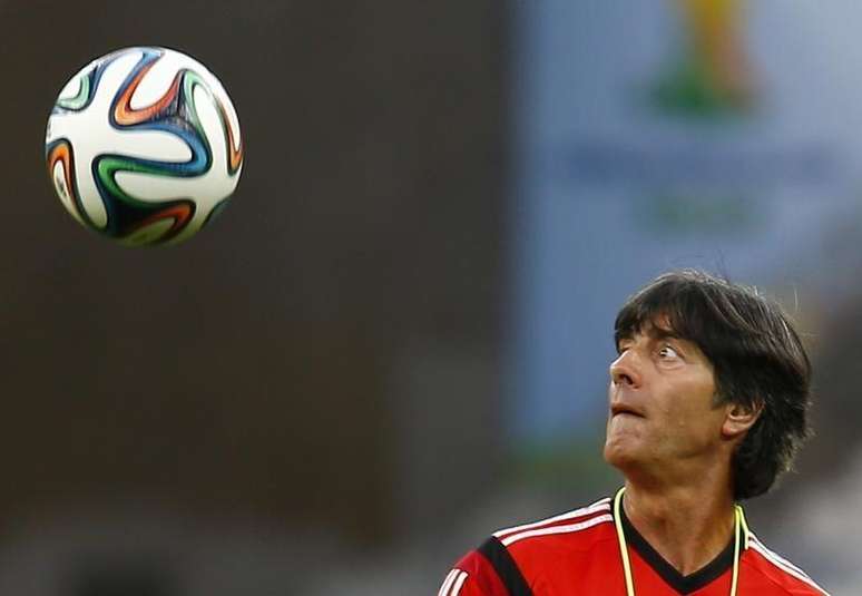 Técnico da Alemanha, Joachim Loew, durante treino em Belo Horizonte. 07/07/2014.