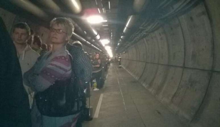 <p>Alguns usuários registraram o incidente </p>